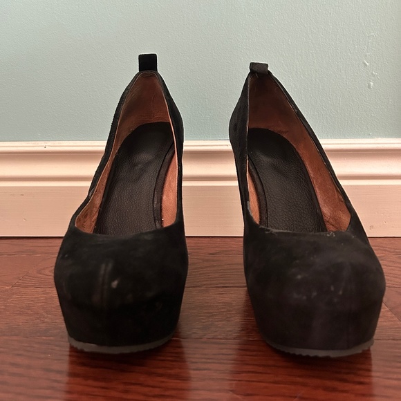 Platform suede shoes - Picture 1 of 5